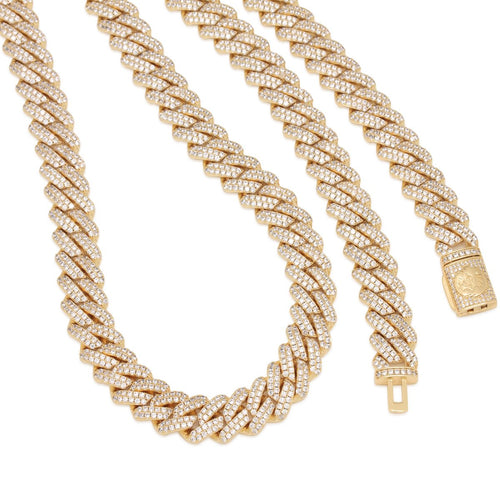 12MM ICED DIAMOND CUT MIAMI CUBAN CHAIN