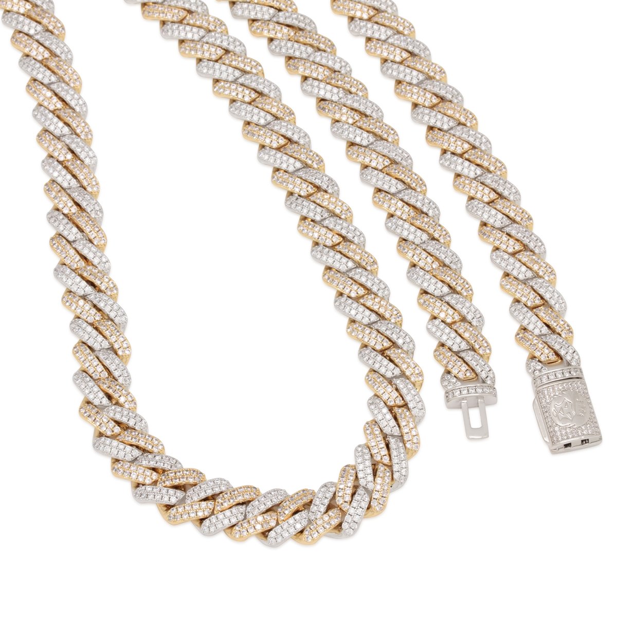 12MM ICED DIAMOND CUT MIAMI CUBAN CHAIN