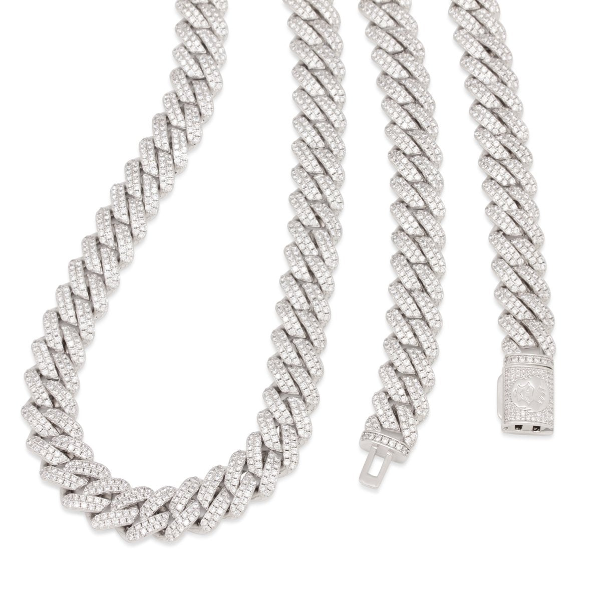 12MM ICED DIAMOND CUT MIAMI CUBAN CHAIN