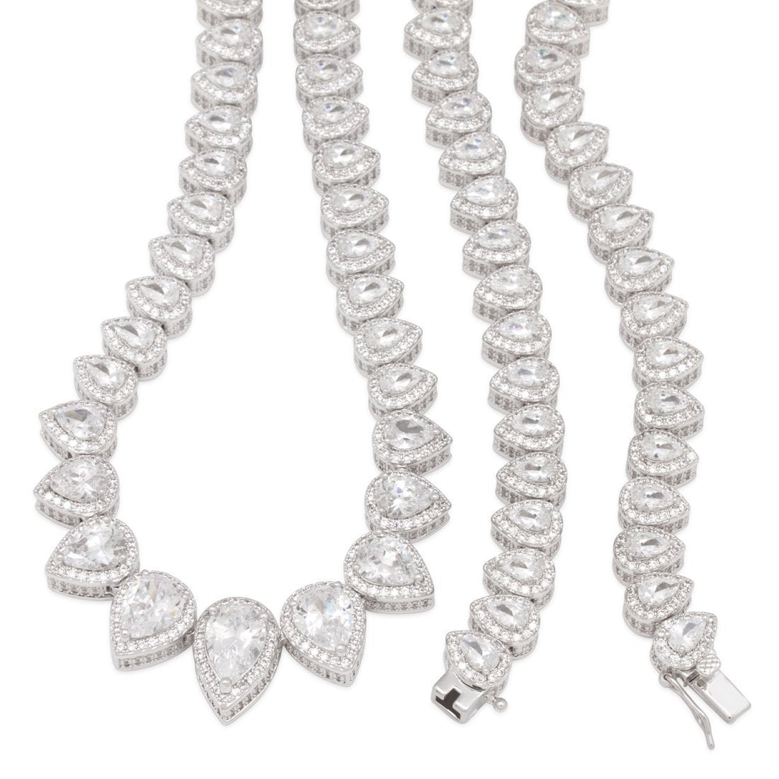 16MM PEAR-CUT TENNIS CHAIN