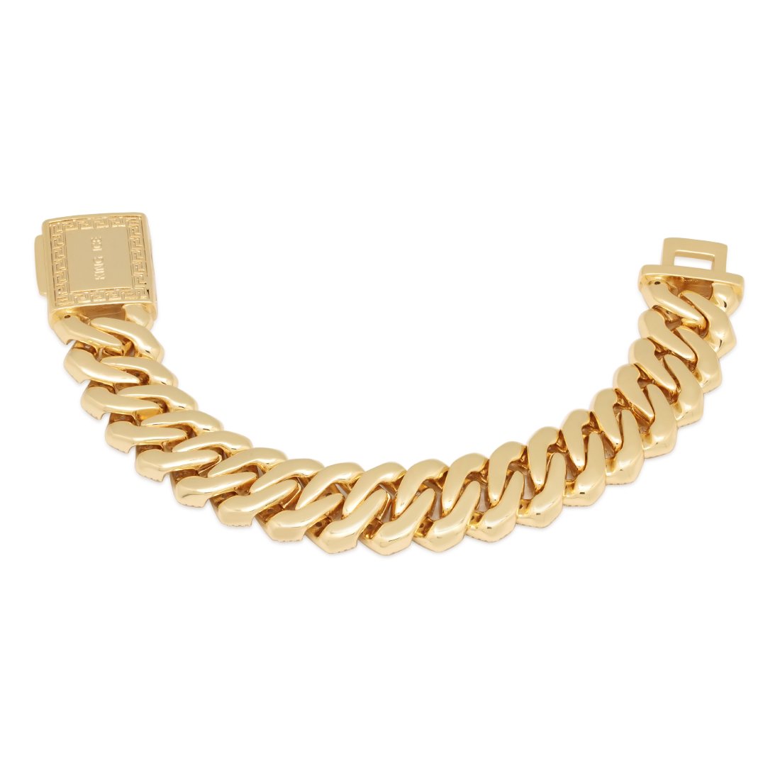 18MM ICED DIAMOND CUT BAGUETTE MIAMI CUBAN BRACELET