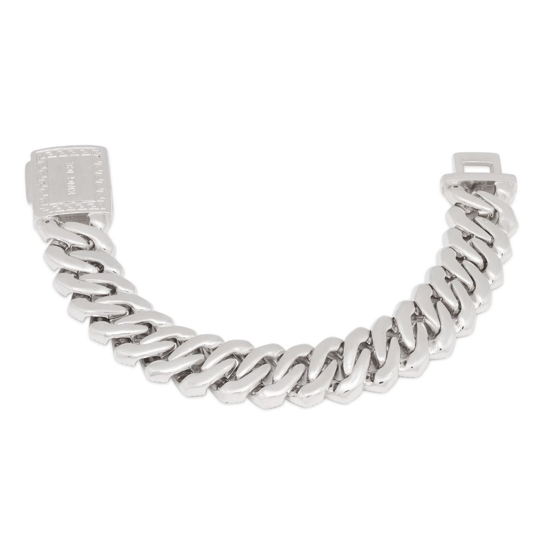 18MM ICED DIAMOND CUT BAGUETTE MIAMI CUBAN BRACELET