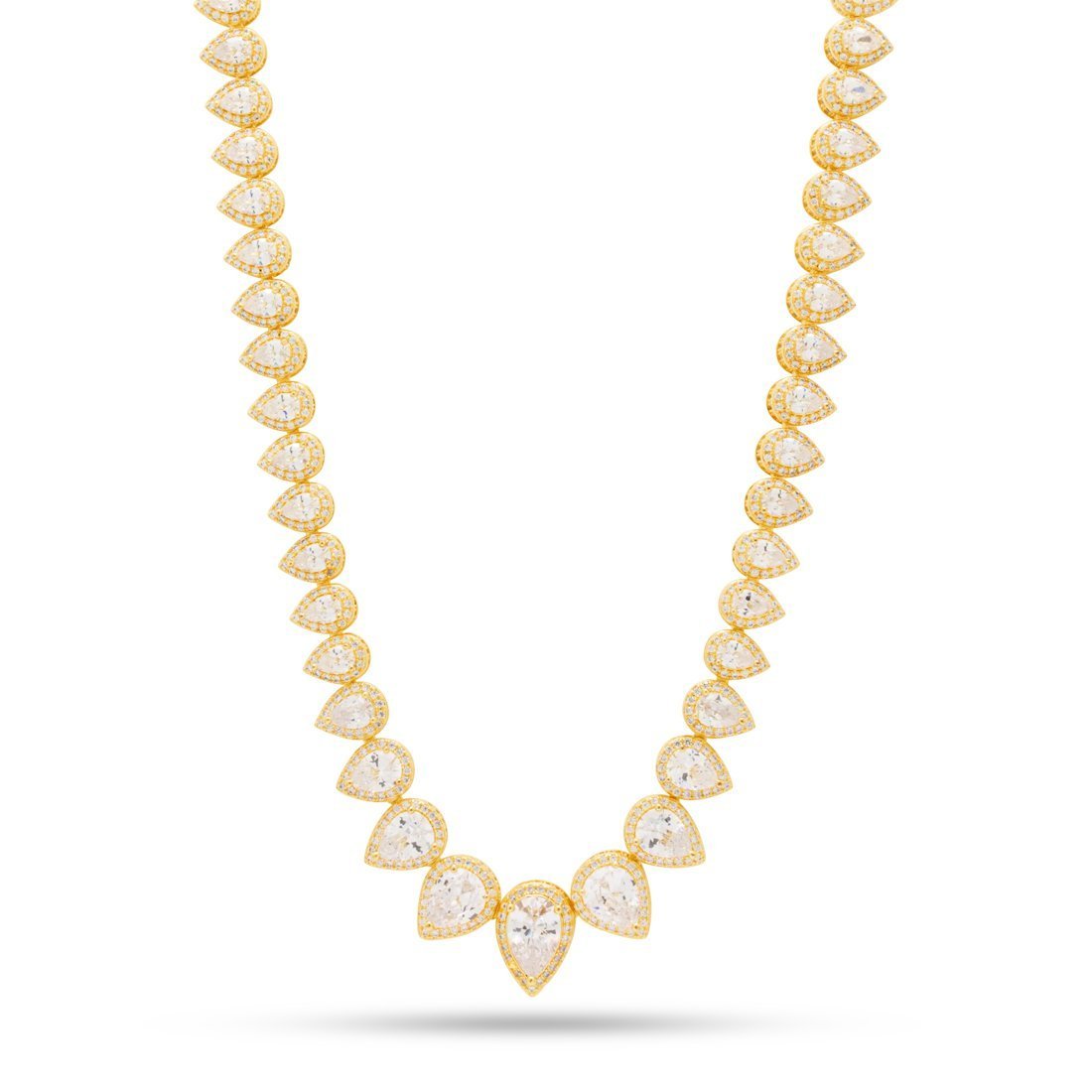 16MM PEAR-CUT TENNIS CHAIN